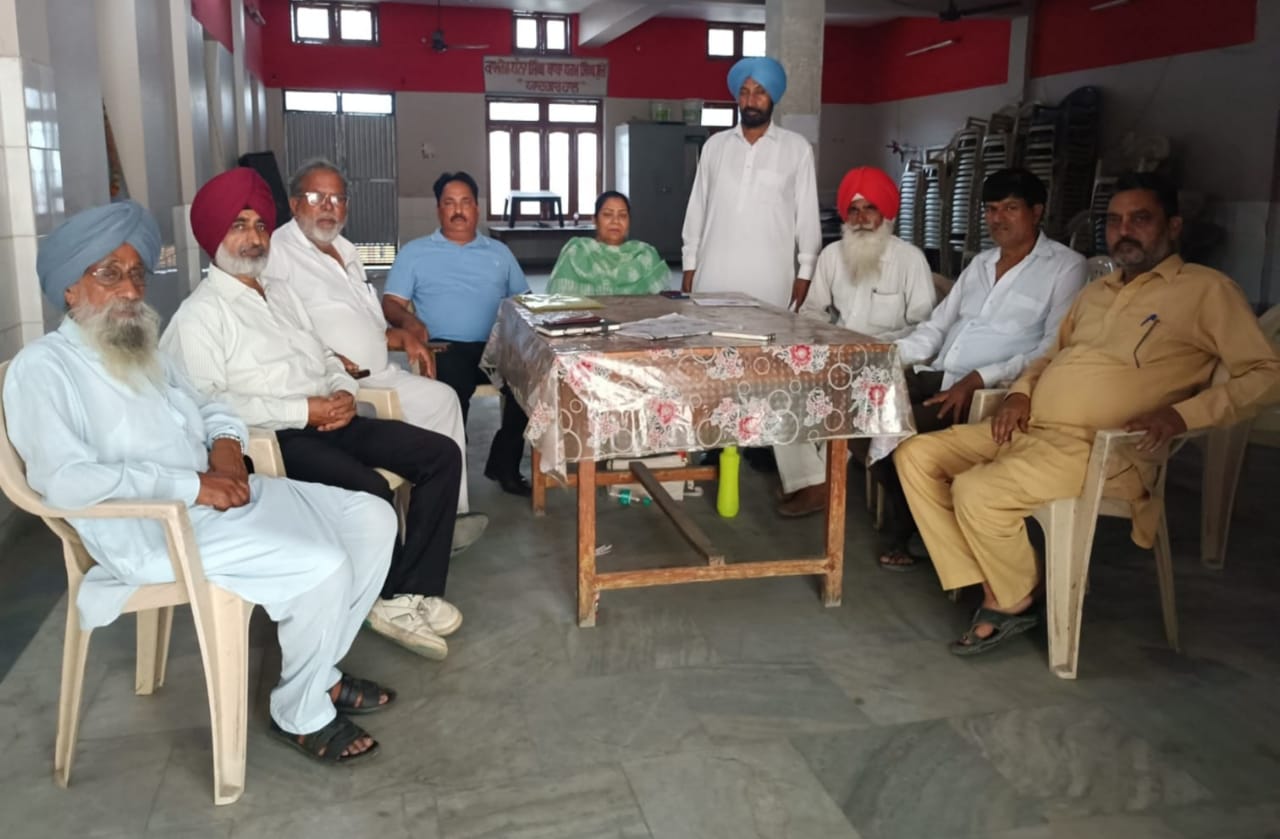 Demonstration in Nawanshahr on 2 June for the release of the leaders of the Land Acquisition Struggle Committee.